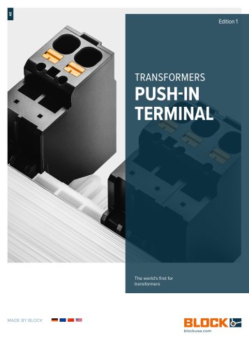 TRANSFORMERS PUSH-IN TERMINAL