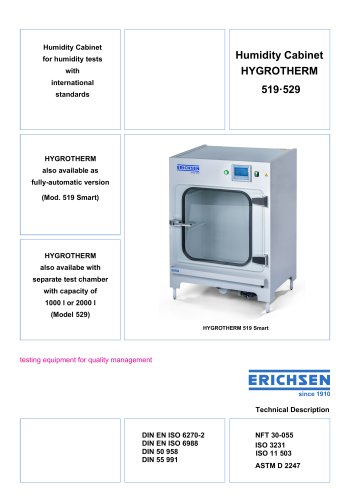 Technical Description Model 519 / 519 Smart / 529