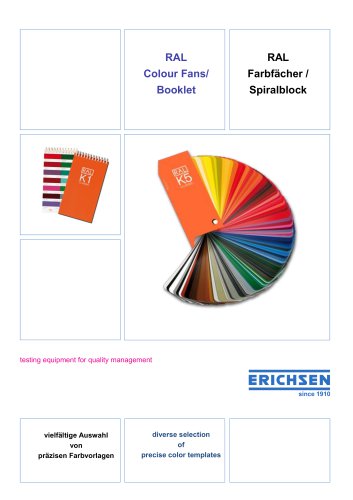 Technical Description RAL Color Charts