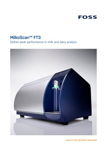 MilkoScan™ FT3 Brochure