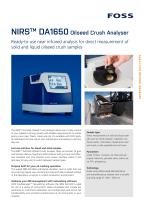 NIRS™ DA1650 Oilseed Crush Analyser