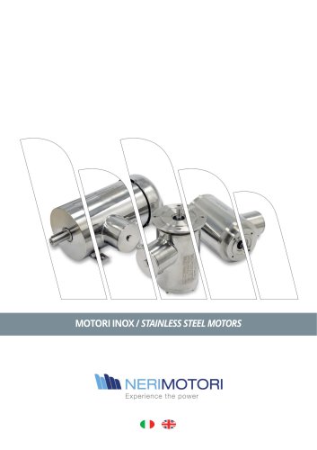 MOTORI INOX / STAINLESS STEEL MOTORS