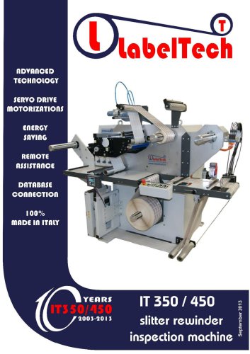 Slitter Rewinder - inspection machine