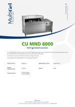 CU-MND 6000 - Refrigerated counter for medicines and galenic preparations