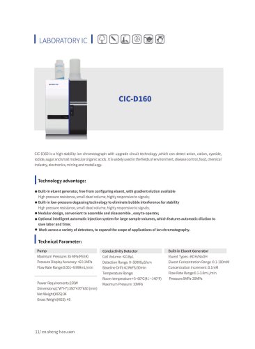 SHINE- Ion Chromatograph CIC-D160