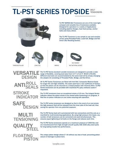 TL-PST SERIES TOPSIDE   BOLT TENSIONERS