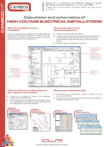 Caneco HT - software for high voltage engineering