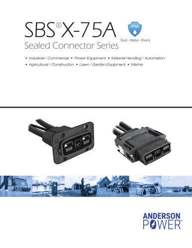 SBS® X-75A Sealed Connector Series