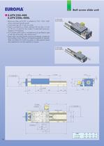 S.UTV.250 - Ball screw slide units