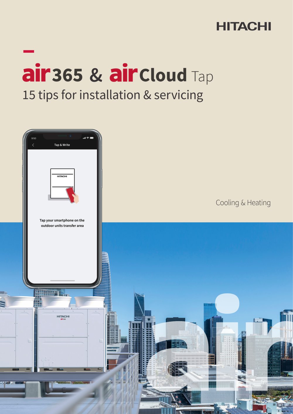air365 & airCloud Tap Brochure - Hitachi-Johnson Controls Air Conditioning Inc.