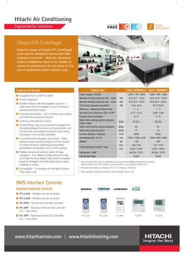 Utopia Centrifugal Condensing Unit