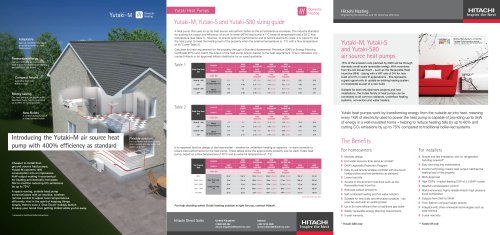 Yutaki Heat Pumps