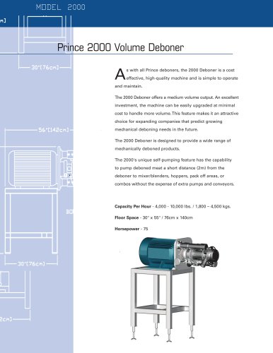 Prince 2000 Volume Deboner