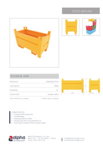 Containers Stock 800x400