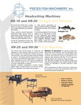 HS-10 and HS-20, HV-25 and HV-30 Headcutting Machines