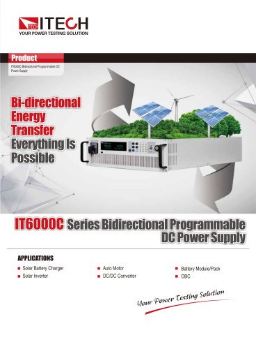 IT6000C Bidirectional Programmable DC Power Supply