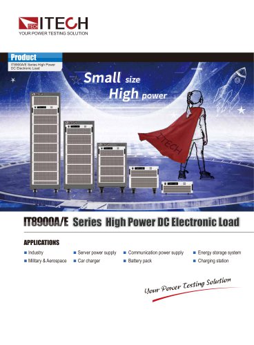 Series High Power DC Electronic Load