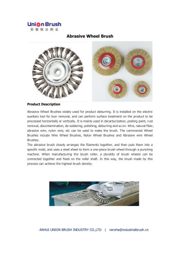 Abrasive Wheel Brush