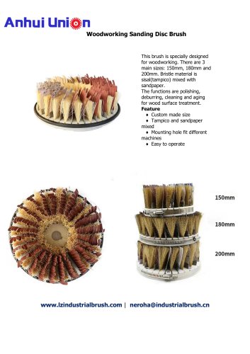 Woodworking Sanding Disc Brush