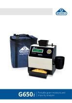 G650i Portable grain moisture and impurity analyzer