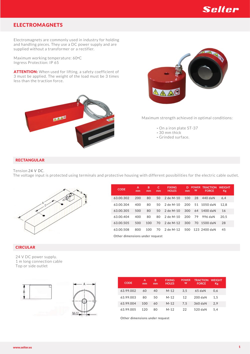 ELECTROMAGNETS - SELTER