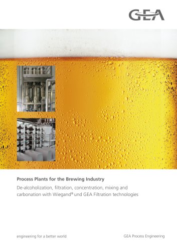 Process Plants for the Brewing Industry