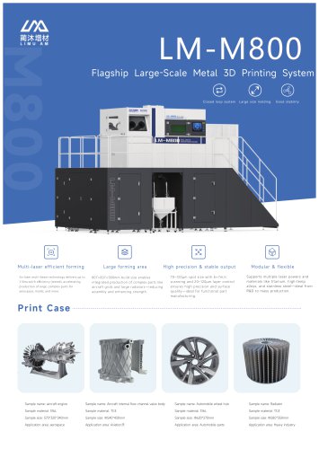 Metal 3D printing machine LM-M800