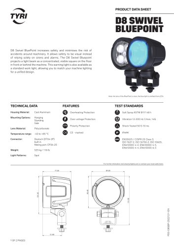 D8 SWIVEL BLUEPOINT