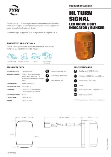 HL TURN SIGNAL LED DRIVE LIGHT INDICATOR / BLINKER