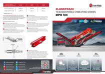 Boratas Tracked Mobile Vibrating Screen - BPE103