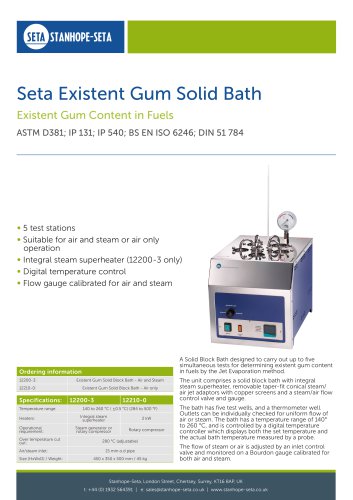 Seta Existent Gum Solid Bath