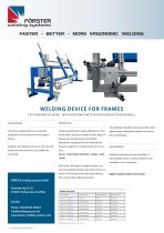 Frame Welding Device