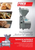 Systems for portioning of dough-products