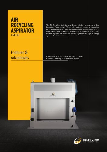 AIR RECYCLING ASPIRATOR HSKTHI