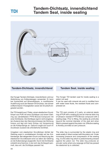 Tandem Seal, inside sealing