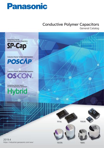 Conductive Polymer Capacitors General Catalog