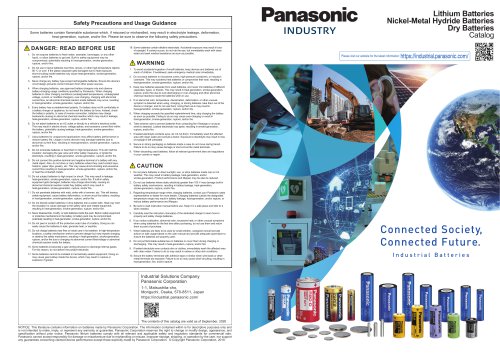 Connected Society, Connected Future. Industrial Batterires