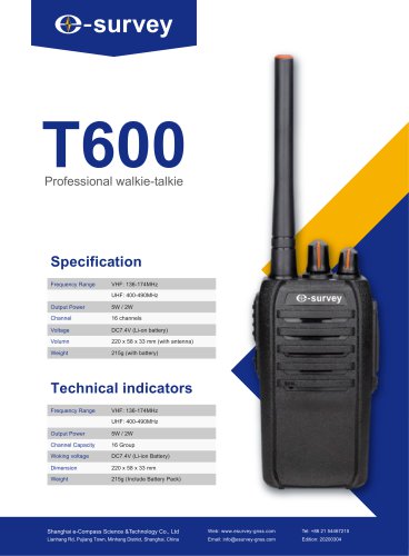 T600_Walkie_Talkie_Datasheet[ENG]