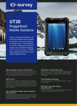 UT30 Ruggedized Mobile Solutions Datasheet