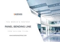 PANEL BENDING LINE F OR CEILING TILES