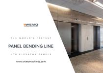 PANEL BENDING LINE F OR ELEVATOR PANELS