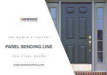 PANEL BENDING LINE F OR STEEL DOORS