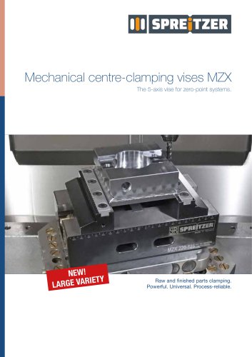 Mechanical centre-clamping vises MZX