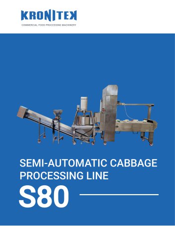 S80 Cabbage processing line