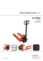 Hand pallet truck 2.3 ton BT Lifter L-series LHM230SI