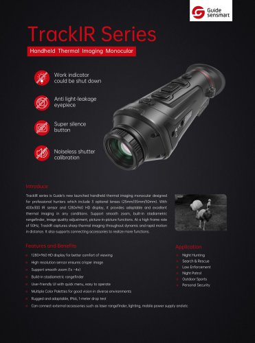 Guide TK35 Handheld Thermal Imaging Monocular