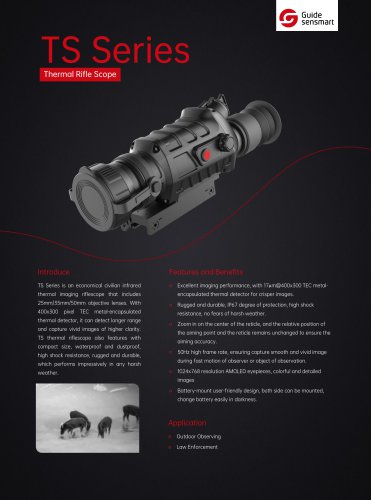 Guide TS435 Thermal Rifle Scope