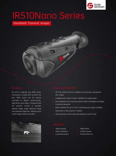 Thermal imager GUIDE IR510 Nano Series