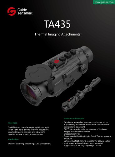 Thermal imaging system GUIDE TA435