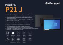 EM-P21J Panel PC: Unleashing Power and Precision with Windows 11/10 and IP65 Protection